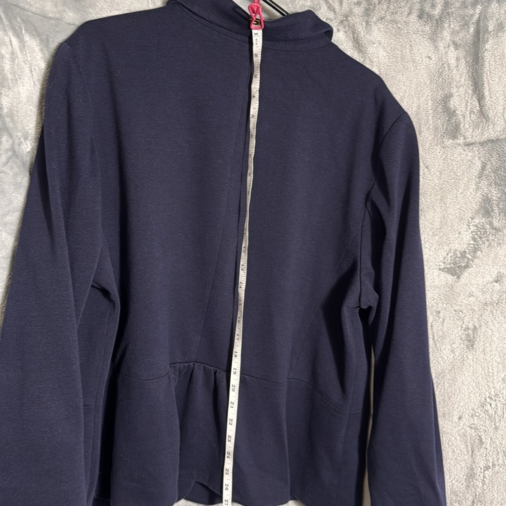 Talbots blazer plus size jacket women’s size 22 Navy blue Jacket by Talbots - Picture 8 of 13